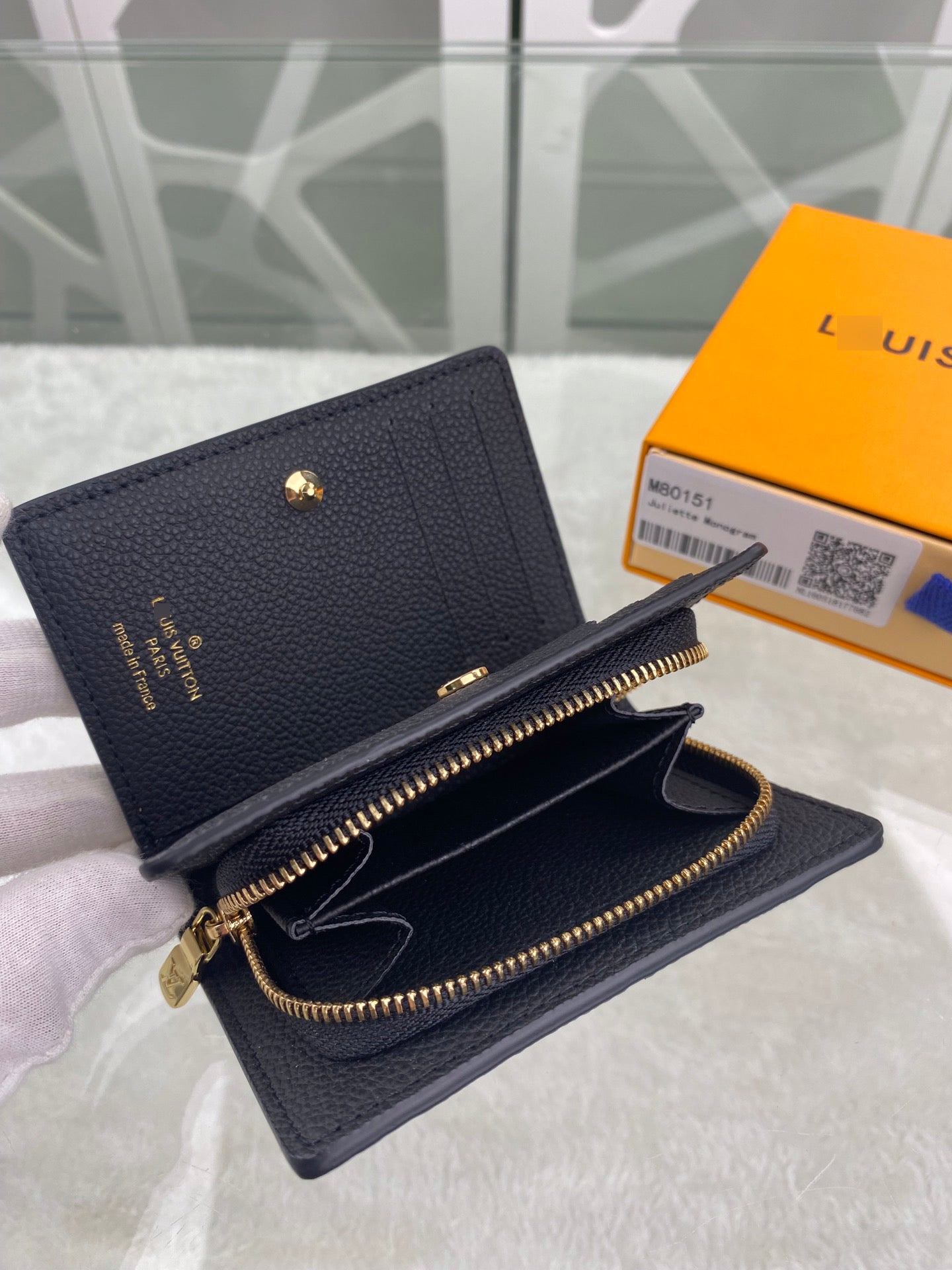 ルイヴィトン ポルトフォイユ クレア ノワール M80151