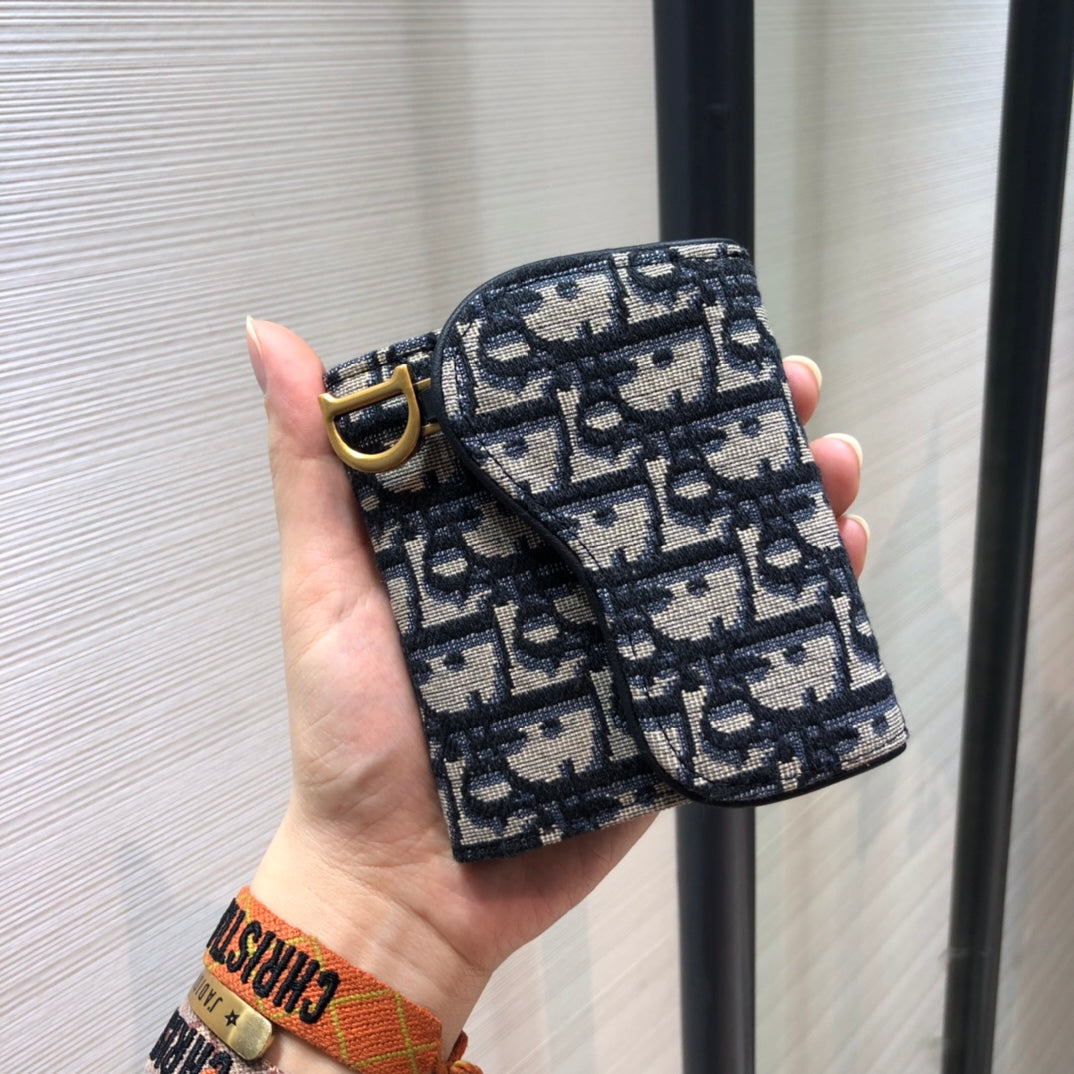 DIOR Saddle Lotus ウォレット S56552CTZQ_M928