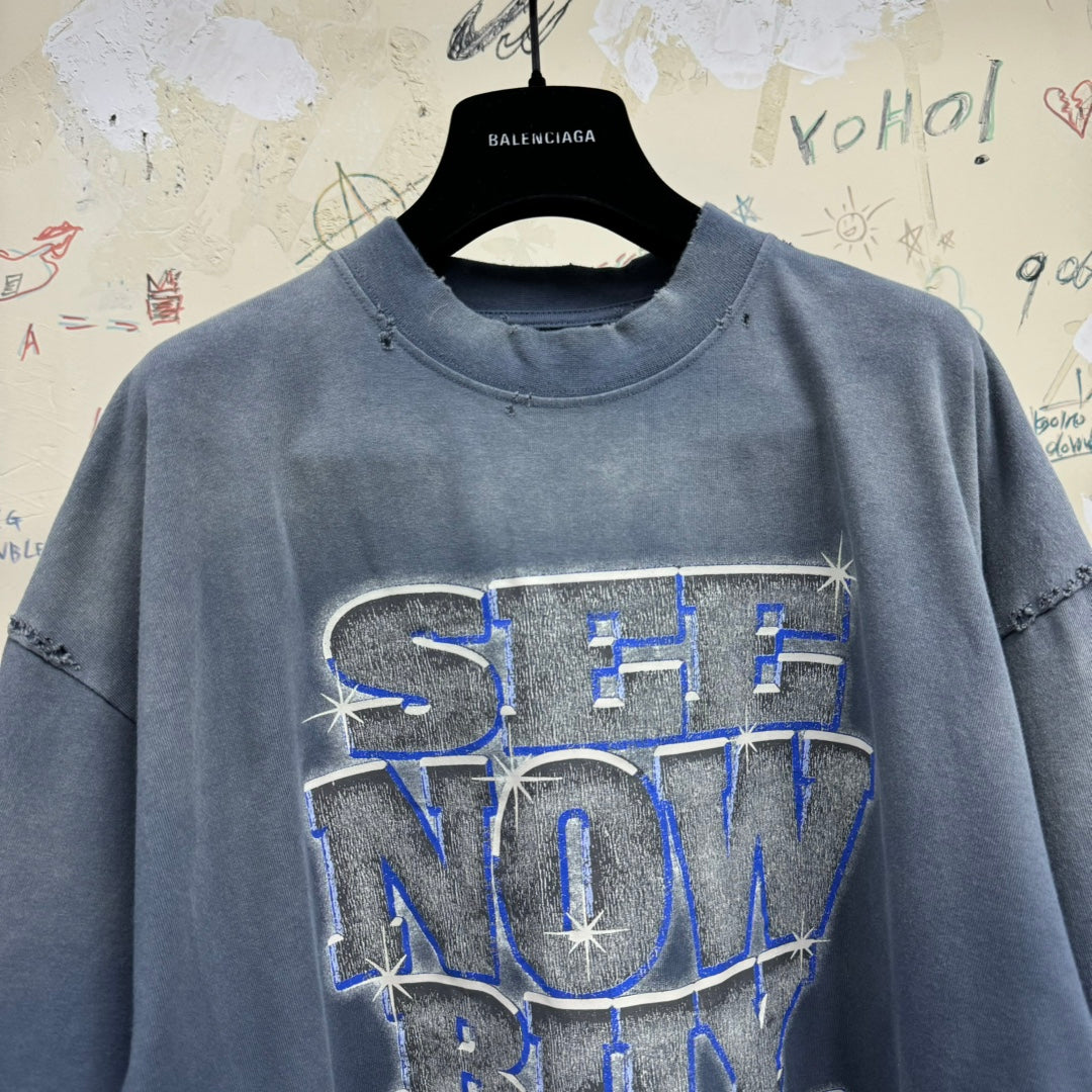 バレンシアガ SNBN インサイドアウト オーバーサイズ Tシャツ