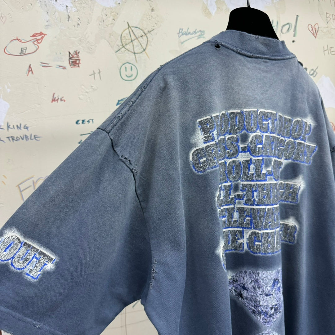 バレンシアガ SNBN インサイドアウト オーバーサイズ Tシャツ