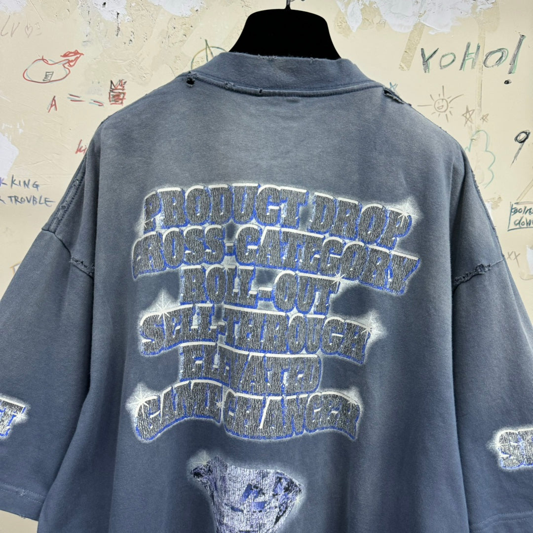 バレンシアガ SNBN インサイドアウト オーバーサイズ Tシャツ