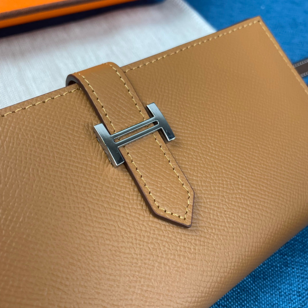 エルメス ベアンスフレ ゴールド ヴォーエプソン シルバー金具