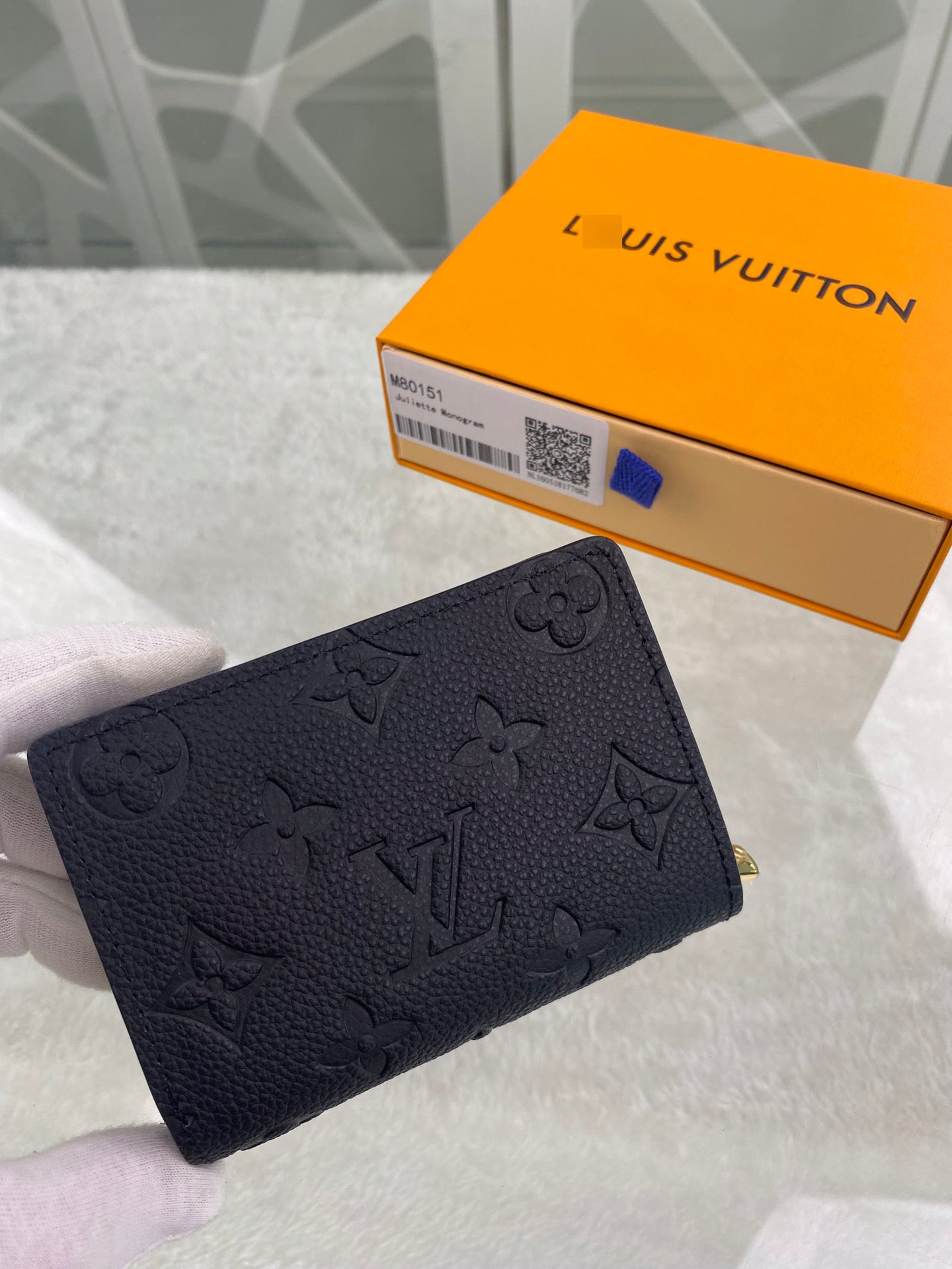 ルイヴィトン ポルトフォイユ クレア ノワール M80151