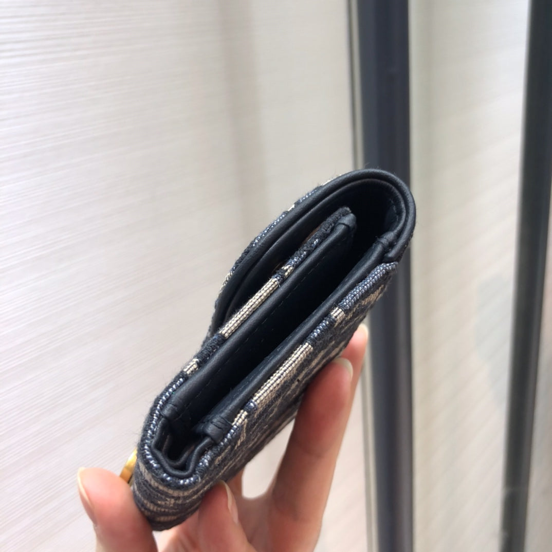 DIOR Saddle Lotus ウォレット S56552CTZQ_M928