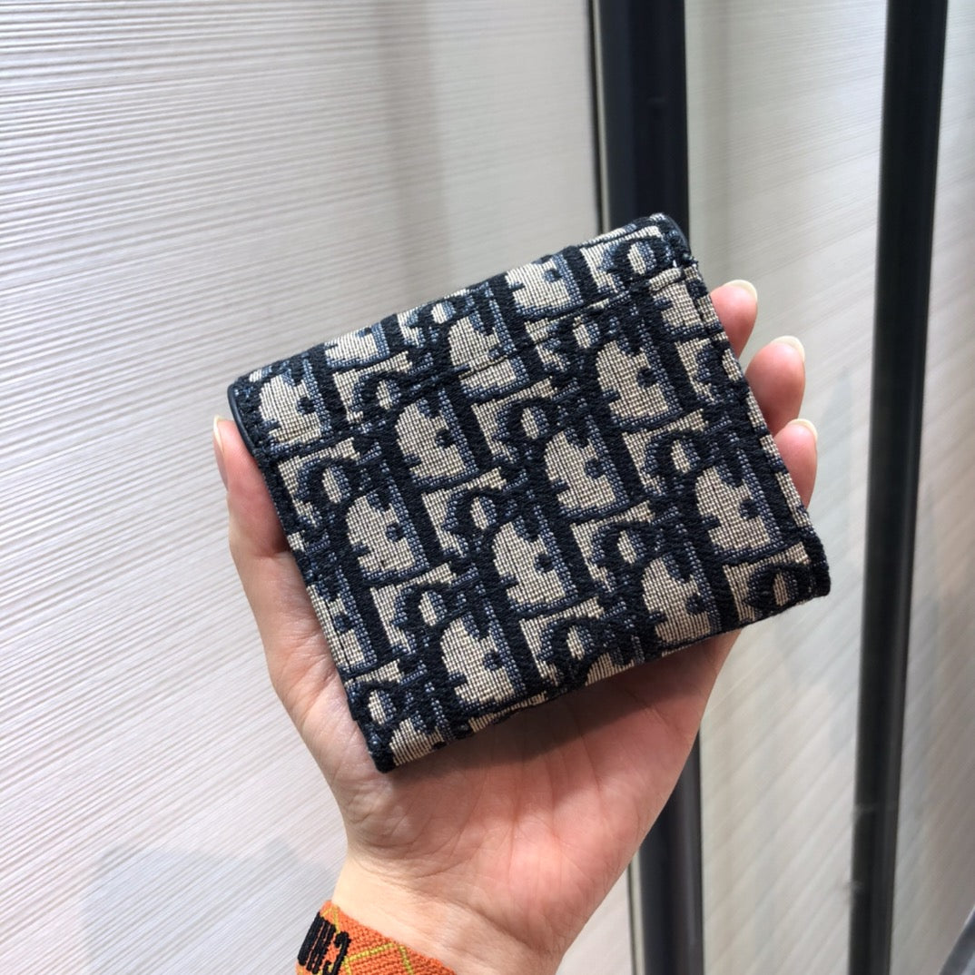 DIOR Saddle Lotus ウォレット S56552CTZQ_M928