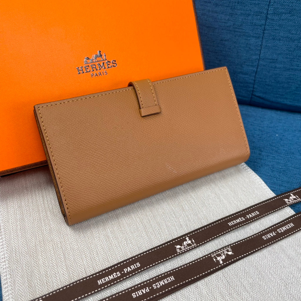 エルメス ベアンスフレ ゴールド ヴォーエプソン シルバー金具