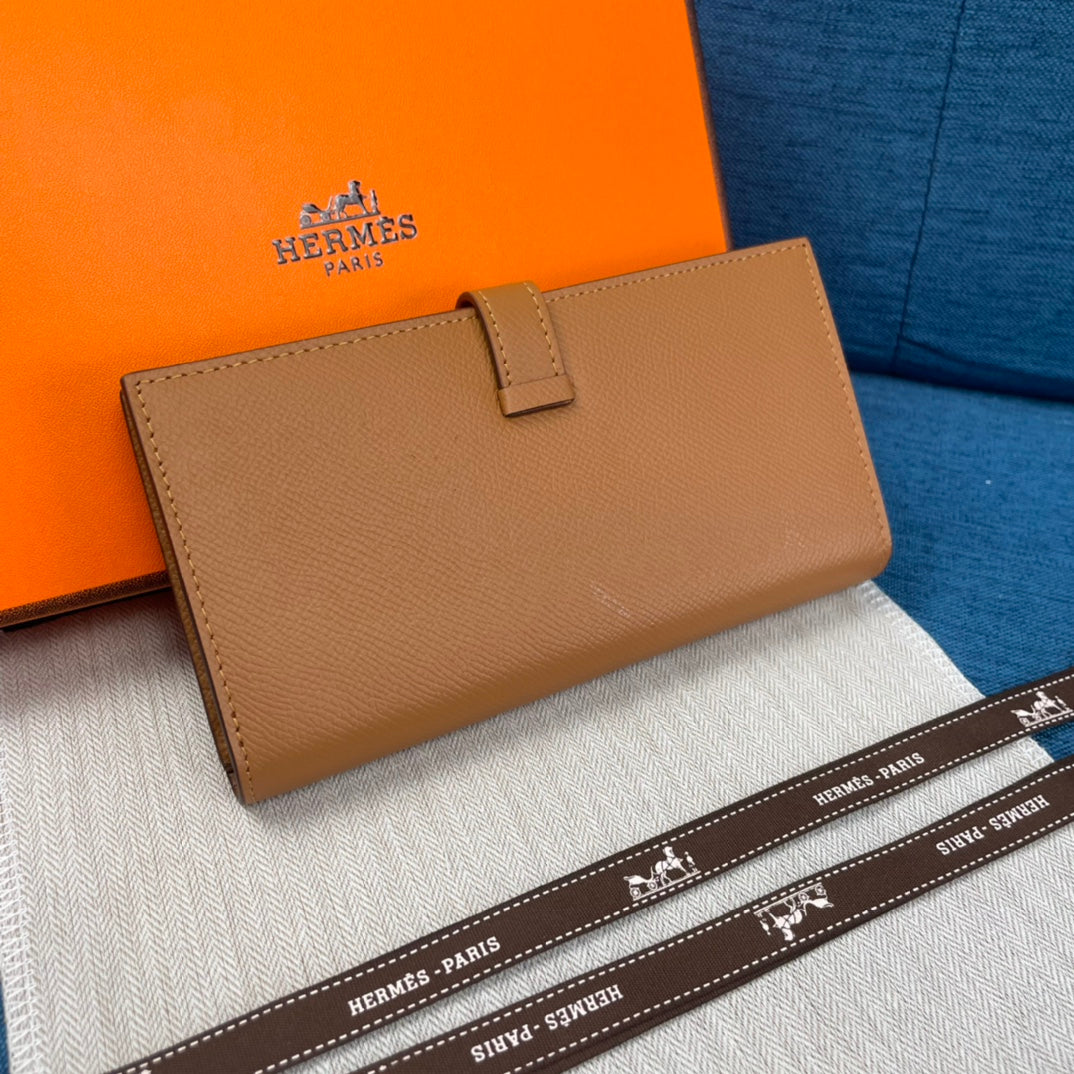 エルメス ベアンスフレ ゴールド ヴォーエプソン シルバー金具
